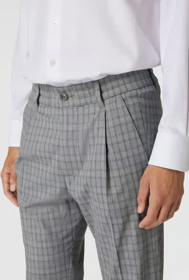 Drykorn Stoffen broek met ruitmotief model 'CHASY'