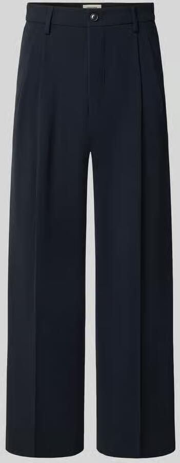 Drykorn Stoffen broek met vouw model 'LEEK'