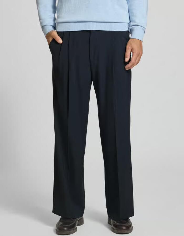 Drykorn Stoffen broek met vouw model 'LEEK' - Foto 3