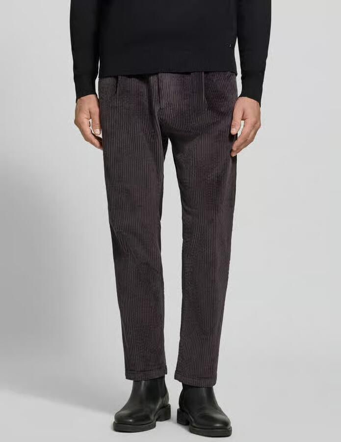 Drykorn straight fit broek van katoenmix model 'Chasy' - Foto 2