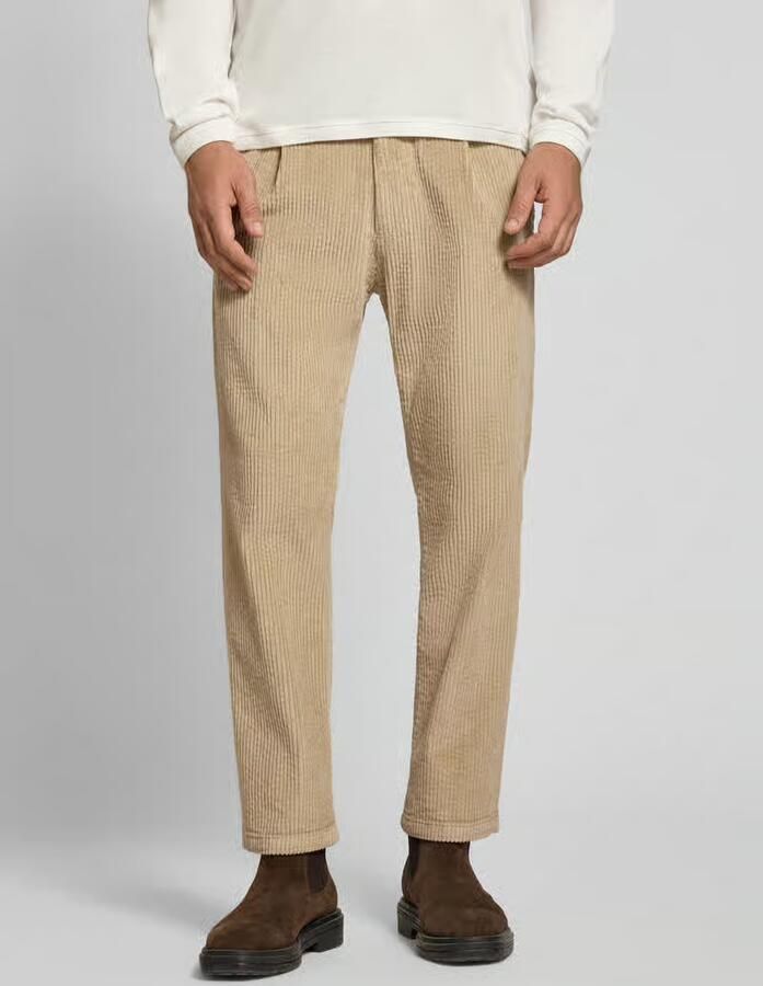 Drykorn straight fit broek van katoenmix model 'Chasy' - Foto 2