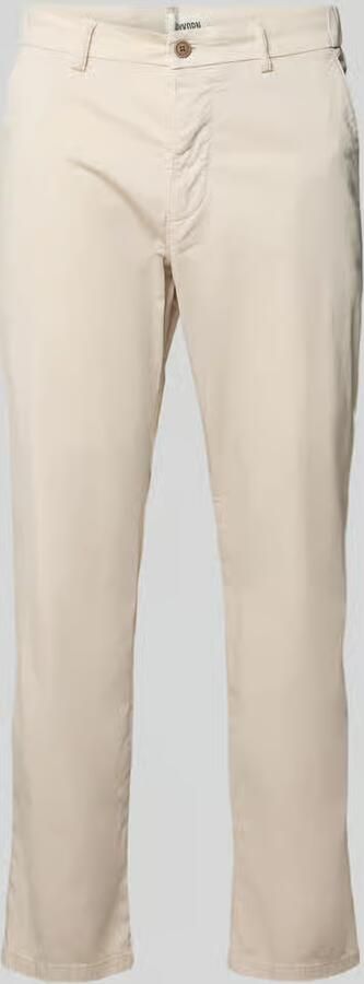 Drykorn straight fit chino van katoenmix
