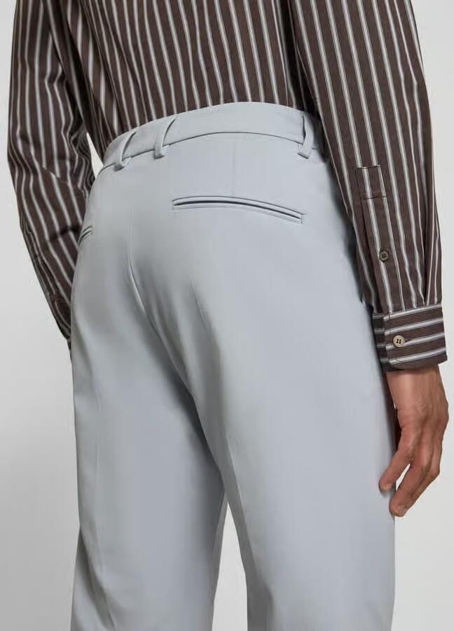 Drykorn straight fit stoffen broek met persplooien model 'Ajend'