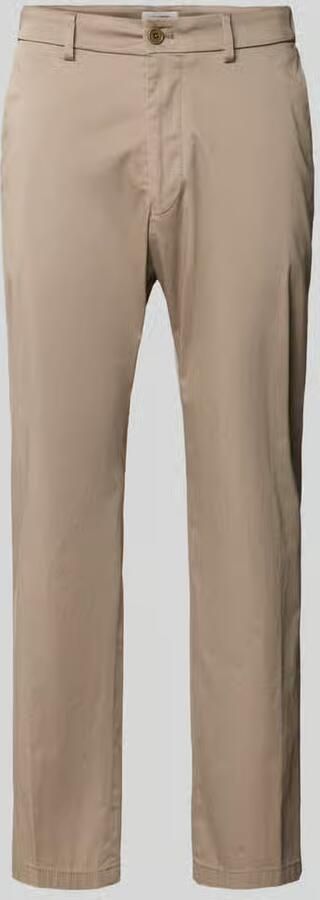 Drykorn Straight fit stoffen broek met steekzakken model 'Ajend' - Foto 2