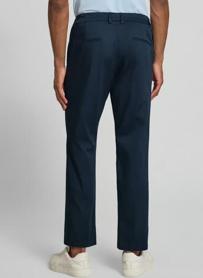 Drykorn Straight fit stoffen broek met steekzakken model 'Ajend'