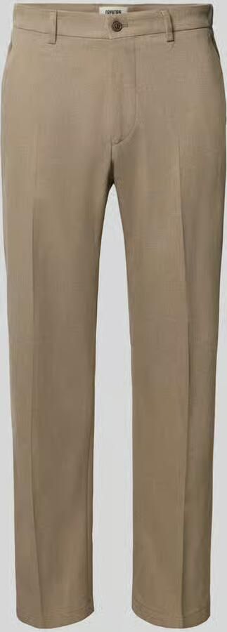 Drykorn straight fit stoffen broek met viscose model 'Ajend' - Foto 3