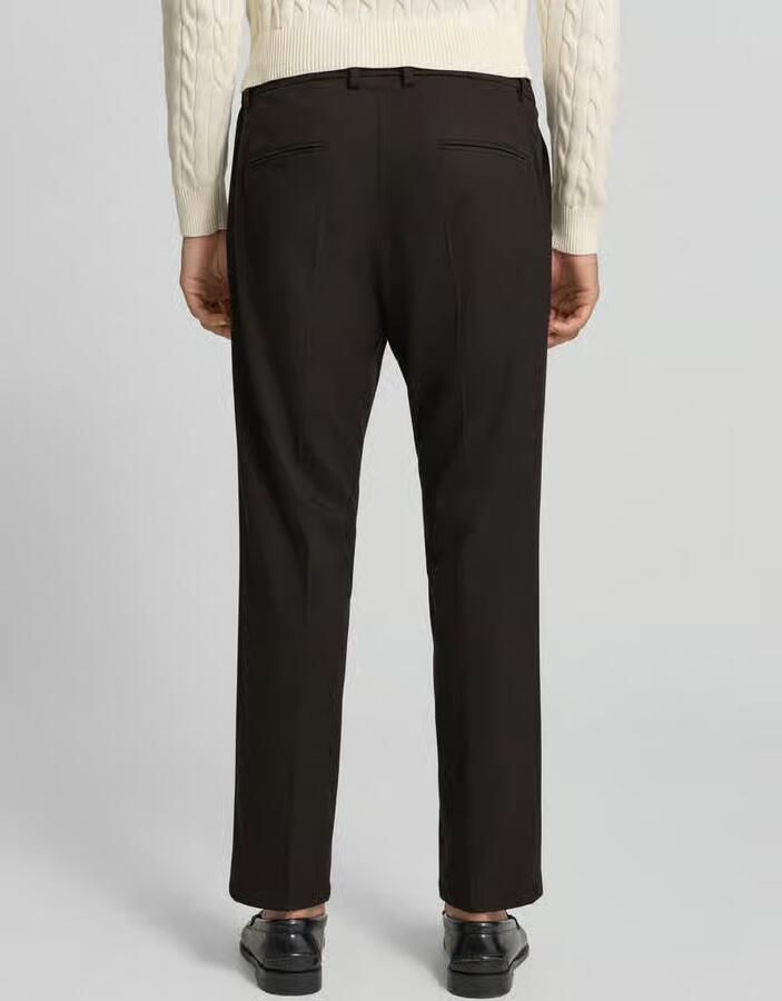 Drykorn straight fit stoffen broek met viscose model 'Ajend' - Foto 2