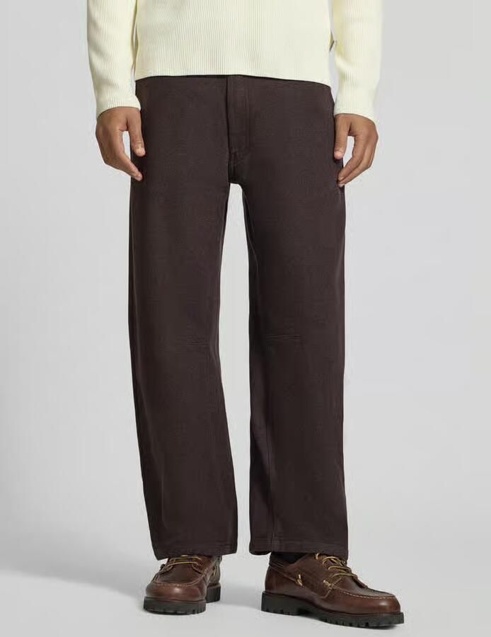 Drykorn straight fit stoffen broek van katoenmix model 'GONAGO' - Foto 3