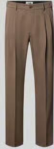 Drykorn straight fit stoffen broek van Lyocellmix model 'Leek'