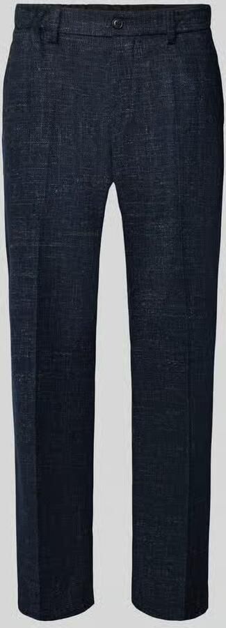 Drykorn straight fit stoffen broek van wolmix model 'GARONA'