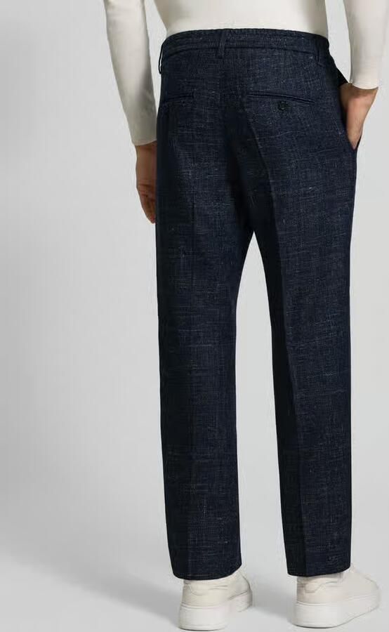 Drykorn straight fit stoffen broek van wolmix model 'GARONA' - Foto 3