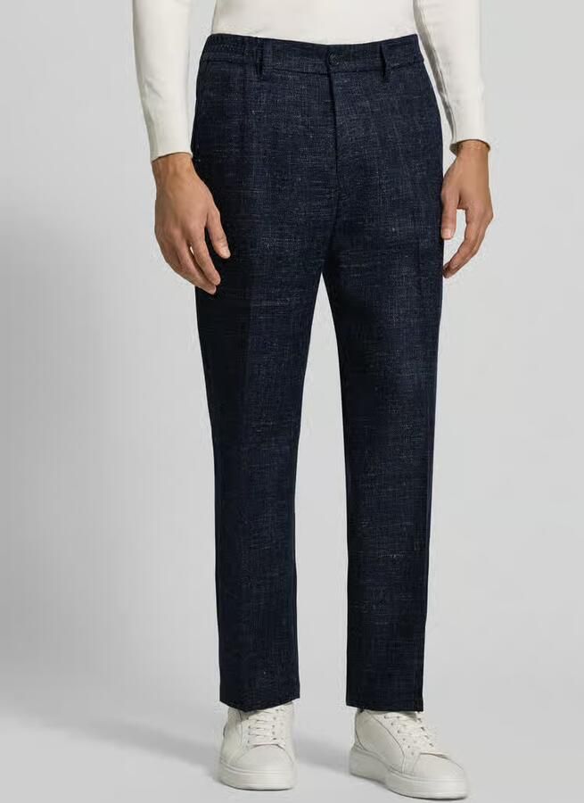 Drykorn straight fit stoffen broek van wolmix model 'GARONA' - Foto 2