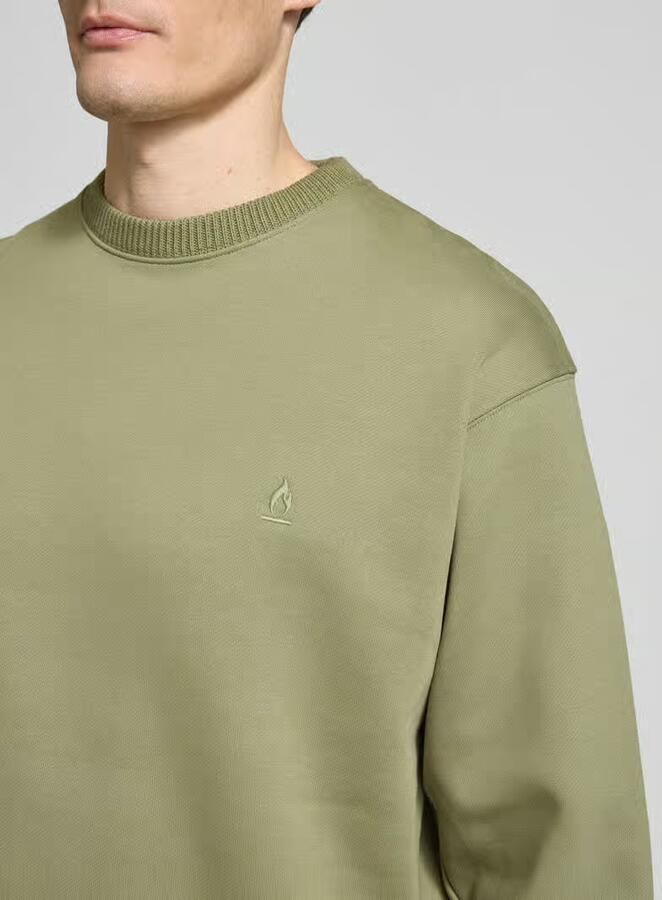 Drykorn Sweatshirt met motiefstitching model 'KARIO' - Foto 2