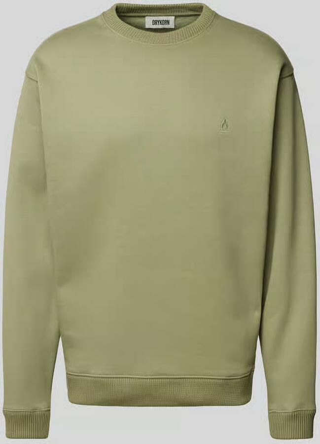 Drykorn Sweatshirt met motiefstitching model 'KARIO'