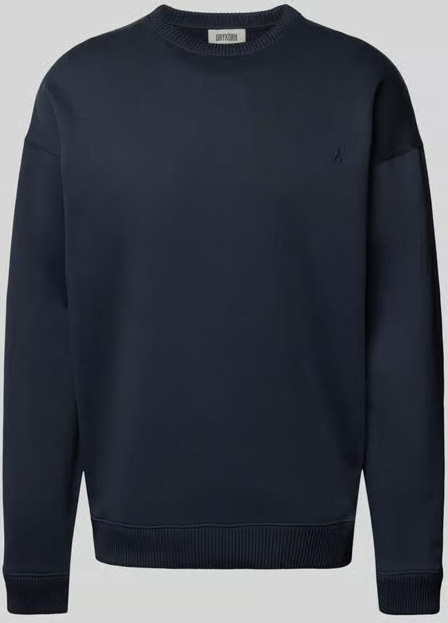 Drykorn Sweatshirt met motiefstitching model 'KARIO' - Foto 2