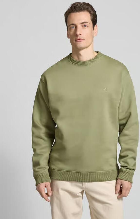 Drykorn Sweatshirt met motiefstitching model 'KARIO' - Foto 4