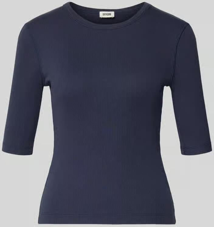 Drykorn T-shirt met 1 2-mouwen model 'SELAY'