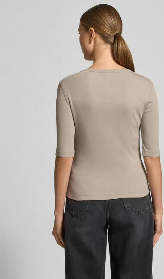 Drykorn T-shirt met 1 2-mouwen model 'SELAY' - Foto 4