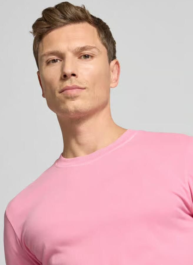 Drykorn T-shirt met geribde ronde hals - Foto 2