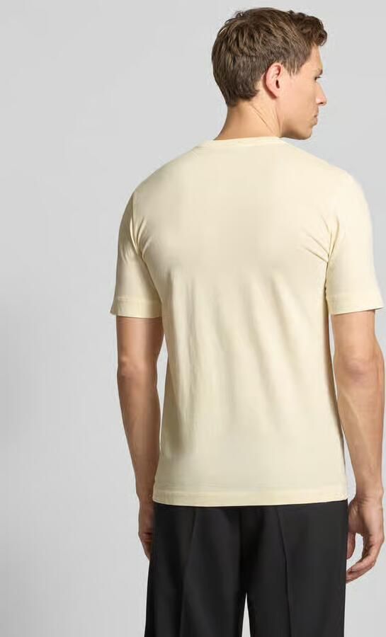 Drykorn T-shirt met geribde ronde hals - Foto 3