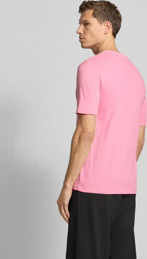 Drykorn T-shirt met geribde ronde hals - Foto 4