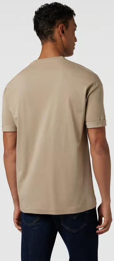 Drykorn T-shirt met extra brede schouders model 'THILO'