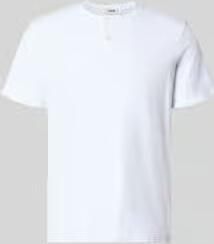 Drykorn T-shirt met korte knoopsluiting model 'ENIL'