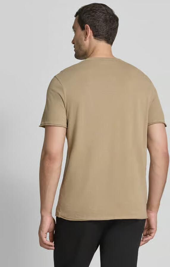 Drykorn T-shirt met korte knoopsluiting model 'ENIL' - Foto 2