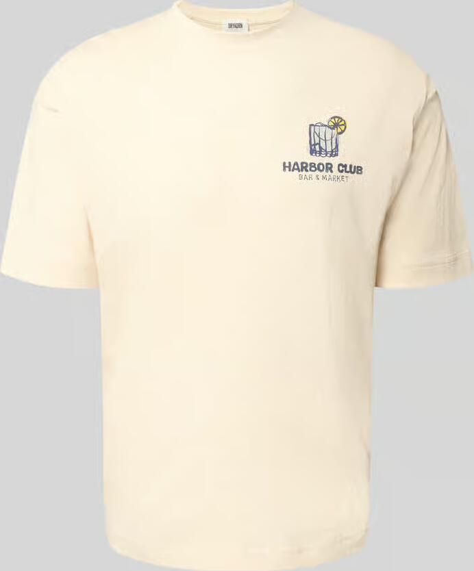 Drykorn T-shirt met motiefprint en ronde hals - Foto 2
