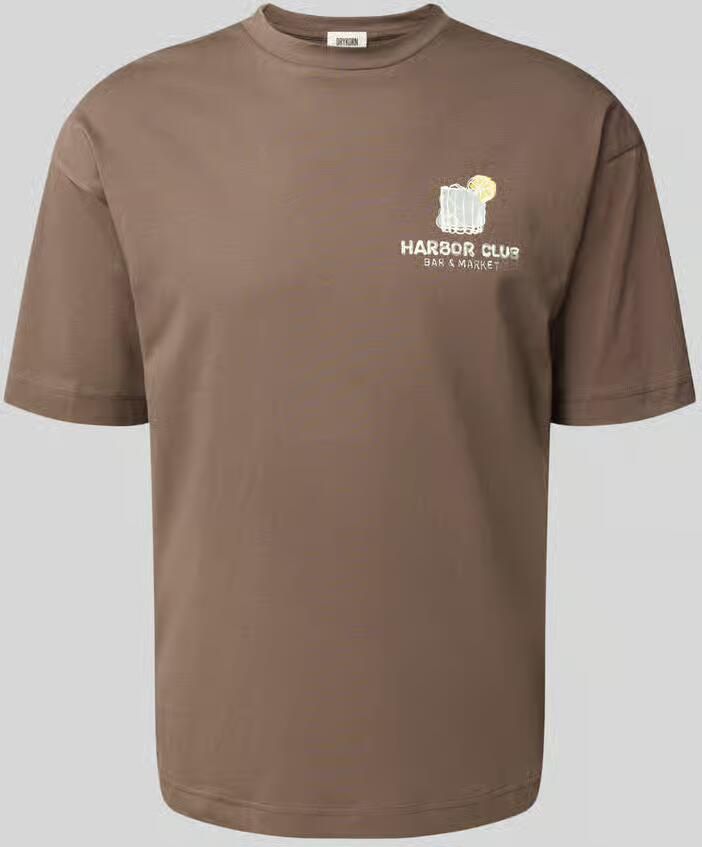 Drykorn T-shirt met motiefprint en ronde hals - Foto 2