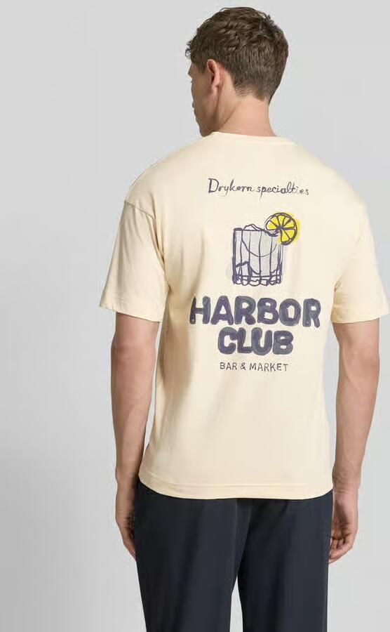 Drykorn T-shirt met motiefprint en ronde hals - Foto 2