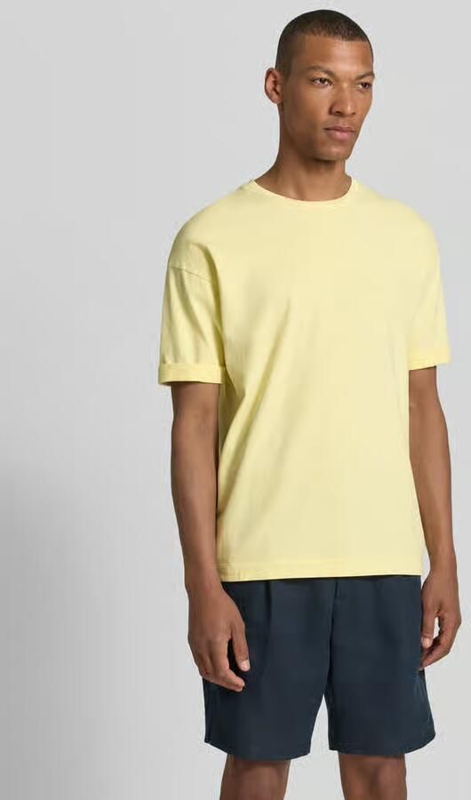 Drykorn T-shirt met mouwomslag en ronde hals - Foto 2