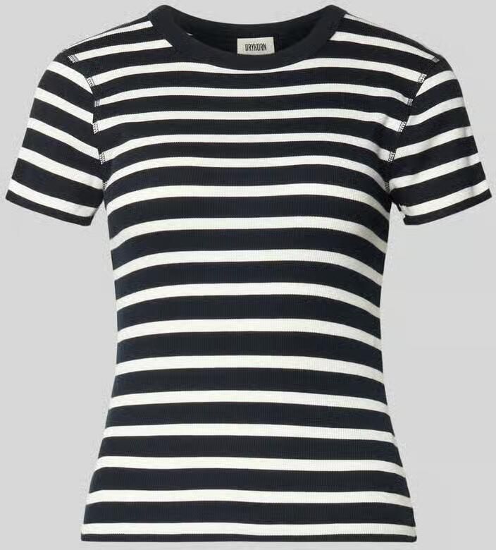 Drykorn T-shirt met ronde hals model 'KOALE' - Foto 2