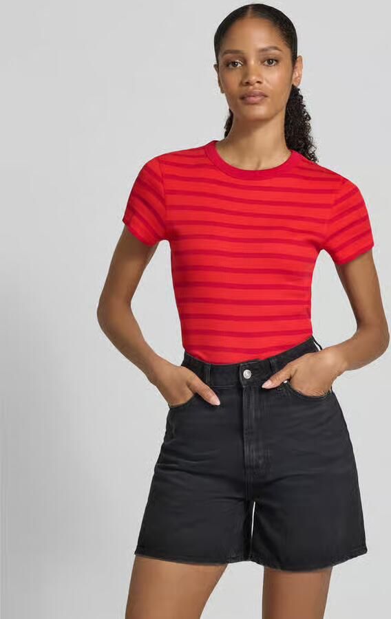 Drykorn T-shirt met ronde hals model 'KOALE' - Foto 2