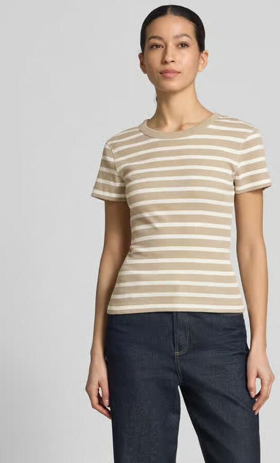 Drykorn T-shirt met ronde hals model 'KOALE' - Foto 4
