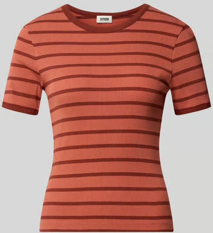 Drykorn T-shirt met ronde hals model 'RILA' - Foto 2