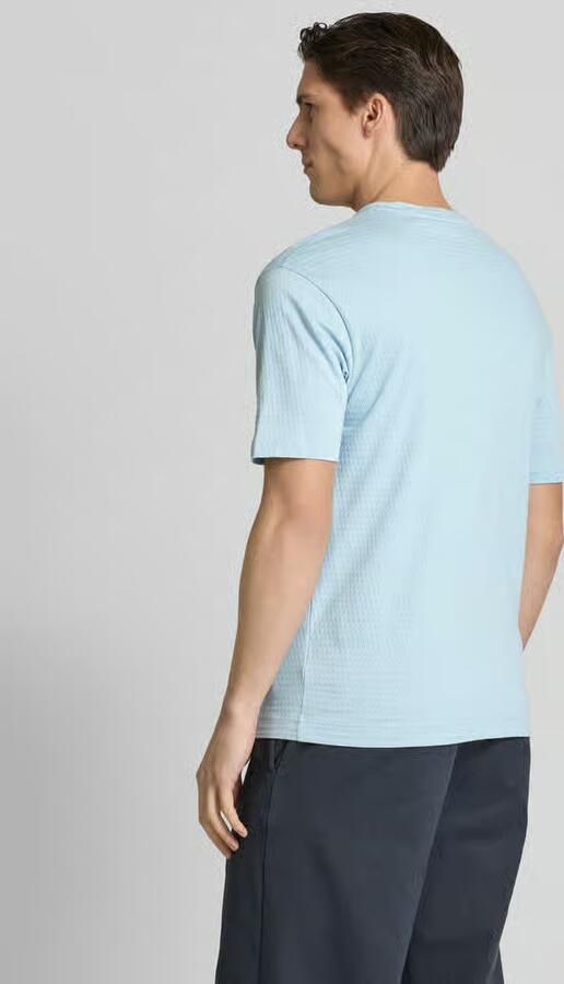 Drykorn T-shirt met structuurmotief model 'GILBERD' - Foto 3