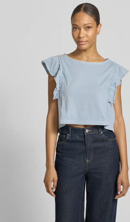 Drykorn T-shirt met vlindermouwen model 'MIRIEL' - Foto 3