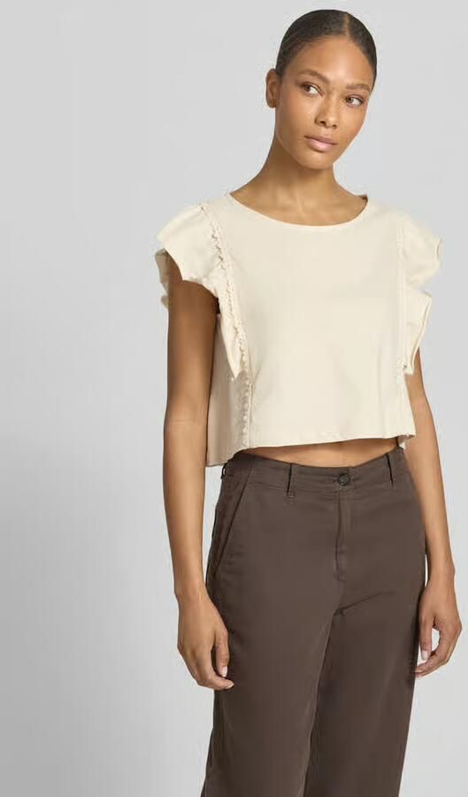 Drykorn T-shirt met vlindermouwen model 'MIRIEL' - Foto 3