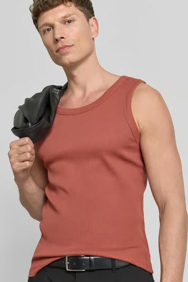 Drykorn Tanktop in riblook model 'Nathan'