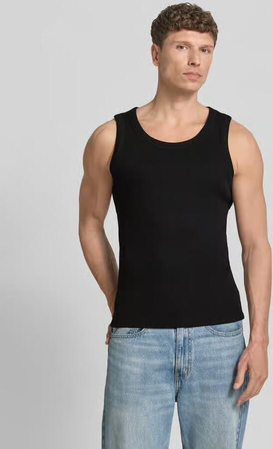 Drykorn Top van fijnrib met ronde hals model 'NATHAN' - Foto 3