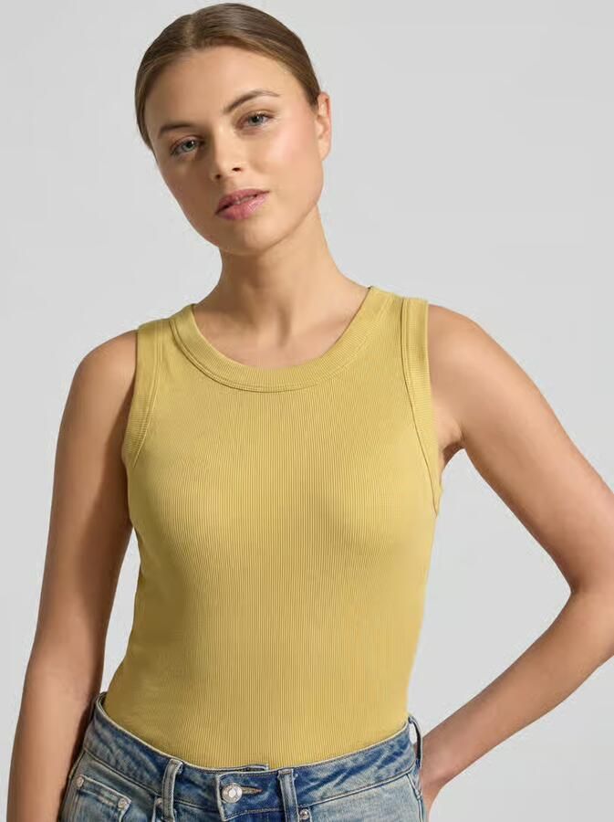 Drykorn Tanktop in riblook model 'OLINA' - Foto 2