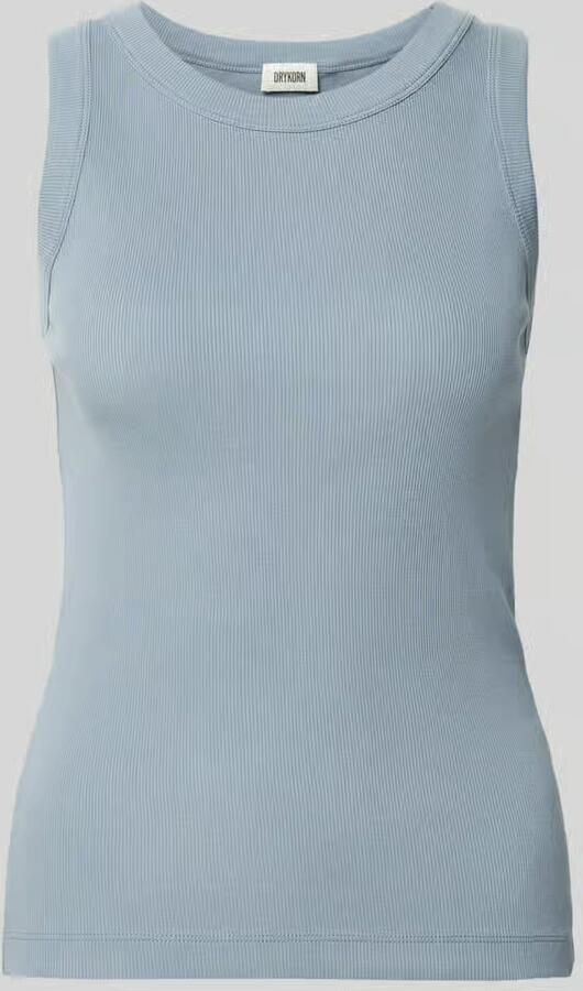 Drykorn Tanktop in riblook model 'OLINA'