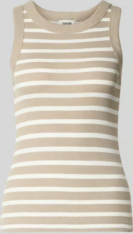 Drykorn Tanktop met ribstructuur model 'OLINA' - Foto 2