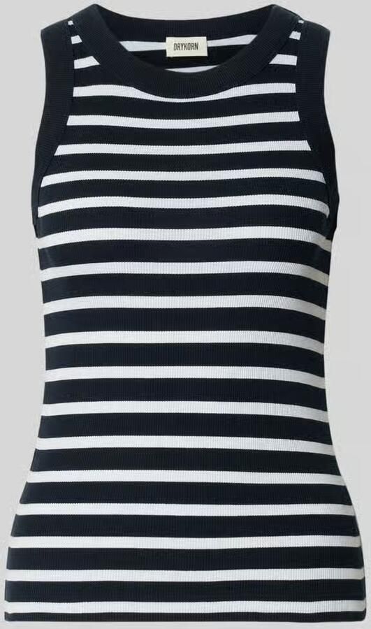 Drykorn Tanktop met ribstructuur model 'OLINA' - Foto 2
