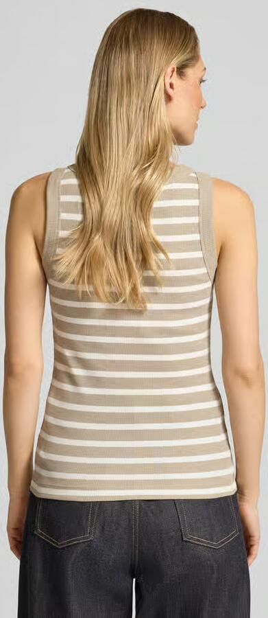 Drykorn Tanktop met ribstructuur model 'OLINA' - Foto 4