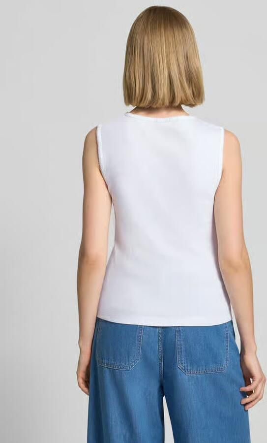 Drykorn Tanktop met ronde hals model 'FARIDA'