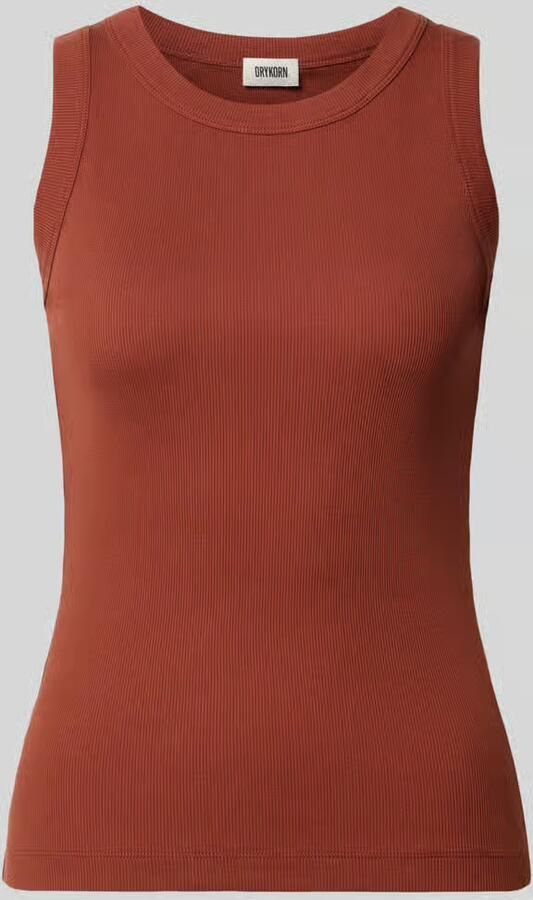 Drykorn Tanktop met ronde hals model 'OLINA' - Foto 2