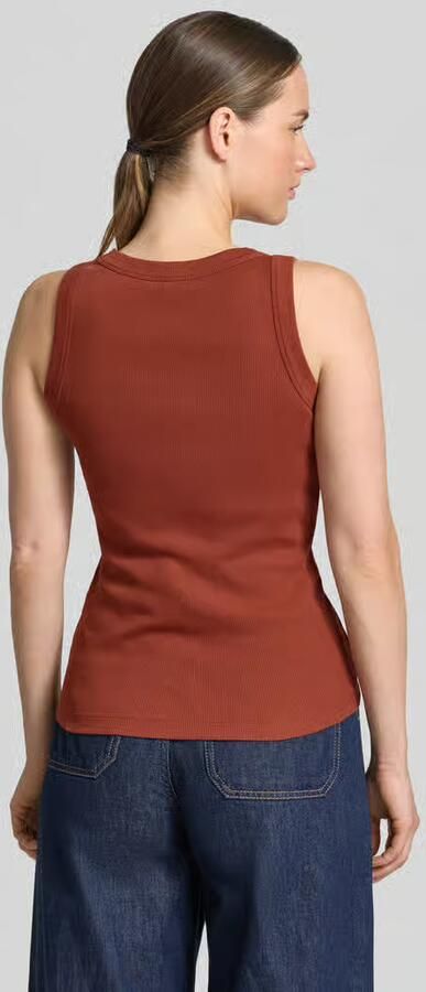 Drykorn Tanktop met ronde hals model 'OLINA'
