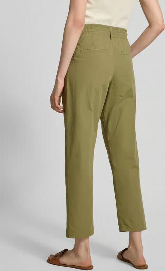 Drykorn Tapered fit bandplooibroek met elastische band model 'DISPATCH'